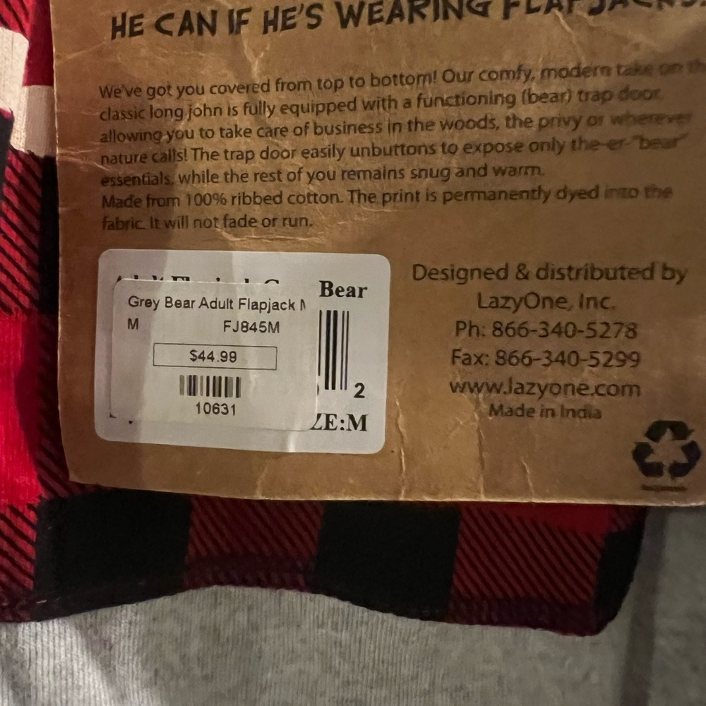 NEW - LAZY ONE FLAP JACKS BIG BEAR LAKE ONSIE - MEDIUM read below paid $45 - Picture 8 of 10